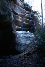 Susan at Hazard Cave